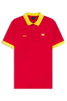 Paddy polo shirt with country flag by HUGO BOSS