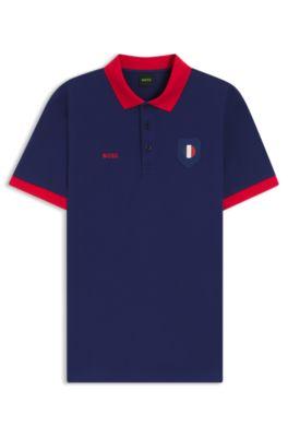 Paddy polo shirt with country flag by HUGO BOSS