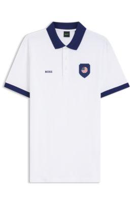 Paddy polo shirt with country flag by HUGO BOSS