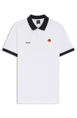 Paddy polo shirt with country flag by HUGO BOSS