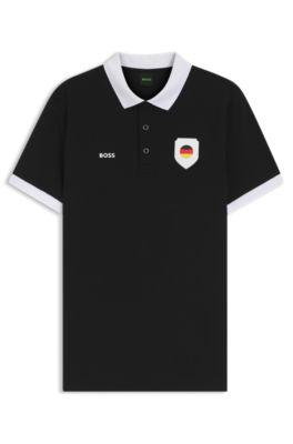 Paddy polo shirt with country flag by HUGO BOSS