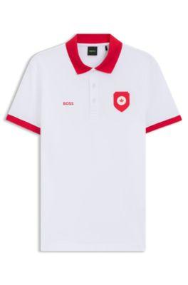 Paddy polo shirt with country flag by HUGO BOSS