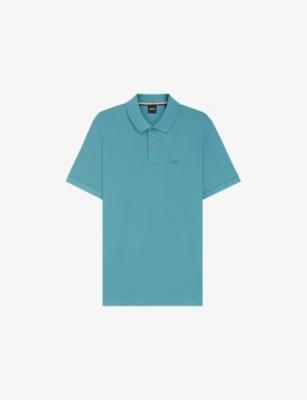 Pallas Embroidered-Logo Cotton Piqué Polo Shirt by HUGO BOSS Pallas Embroidered-Logo Cotton Piqué Polo Shirt by HUGO BOSS