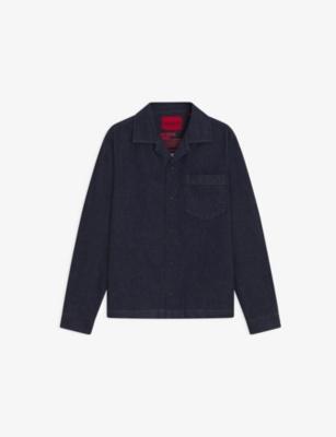 Patch-Pocket Long-Sleeve Denim Shirt by HUGO BOSS Patch-Pocket Long-Sleeve Denim Shirt by HUGO BOSS