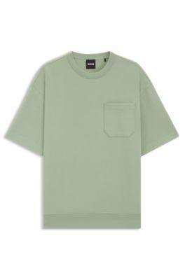 Peached T-shirt in a cotton blend by HUGO BOSS