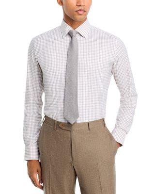 Performance Stretch Check Slim Fit Dress Shirt by HUGO BOSS