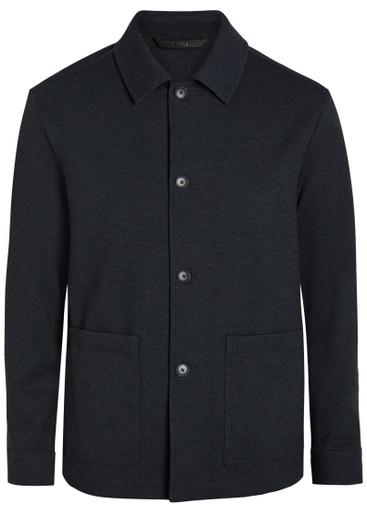 Piqué jersey jacket by HUGO BOSS