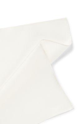 Pocket square in silk twill by HUGO BOSS
