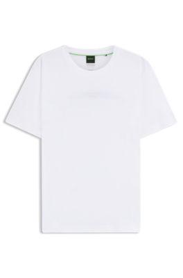 Porsche x BOSS mercerized-cotton T-shirt with rear graphics by HUGO BOSS
