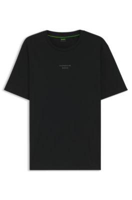 Porsche x BOSS mercerized-cotton T-shirt with rear graphics by HUGO BOSS