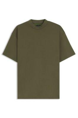 Porsche x BOSS relaxed-fit T-shirt with logo collar by HUGO BOSS