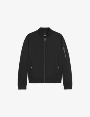 Regular-Fit Zip-Up Woven Bomber Jacket by HUGO BOSS