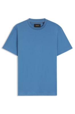 Regular-fit T-shirt in mercerized cotton by HUGO BOSS