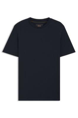 Regular-fit T-shirt in mercerized cotton by HUGO BOSS