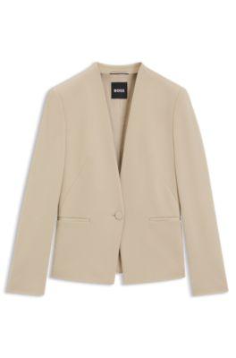 Regular-fit blazer in stretch jersey by HUGO BOSS
