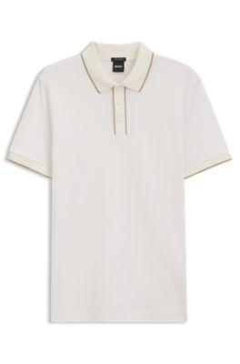 Regular-fit cotton polo shirt by HUGO BOSS
