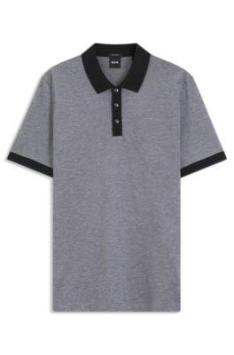 Regular-fit cotton polo shirt by HUGO BOSS