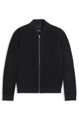 Regular-fit jacket in suede by HUGO BOSS