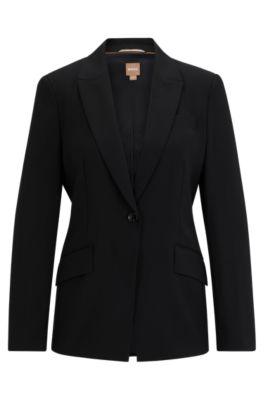 Regular-fit jacket in virgin wool by HUGO BOSS