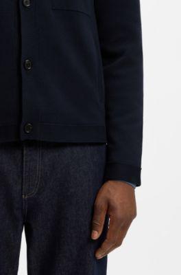 Regular-fit overshirt in cotton by HUGO BOSS