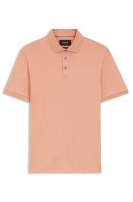 Regular-fit polo shirt in mercerized Italian cotton by HUGO BOSS