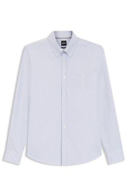 Regular-fit shirt in Oxford cotton by HUGO BOSS