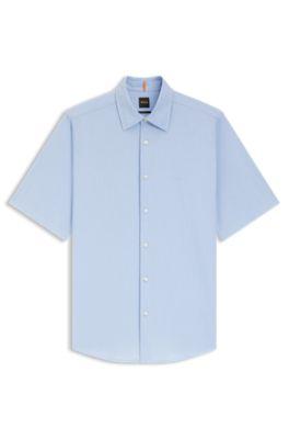 Regular-fit shirt in Oxford cotton by HUGO BOSS