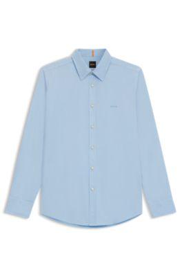 Regular-fit shirt in cotton poplin by HUGO BOSS