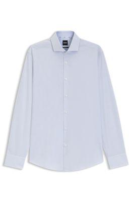 Regular-fit shirt in structured cotton by HUGO BOSS