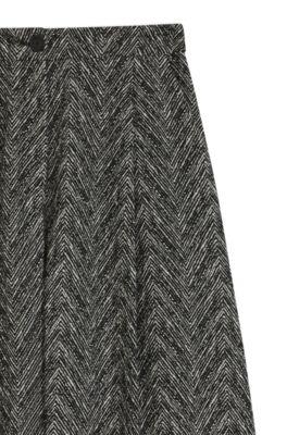 Regular-fit trousers in herringbone tweed by HUGO BOSS