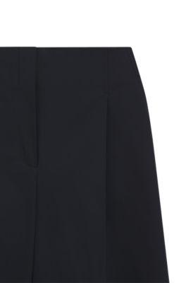 Relaxed-fit culottes in stretch cotton by HUGO BOSS