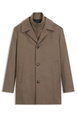 Relaxed-fit formal coat in Italian fabric by HUGO BOSS