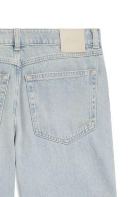Relaxed-fit jeans with balloon leg by HUGO BOSS