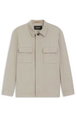 Relaxed-fit overshirt in a wool blend by HUGO BOSS