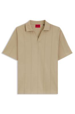 Relaxed-fit polo in breathable cotton by HUGO BOSS