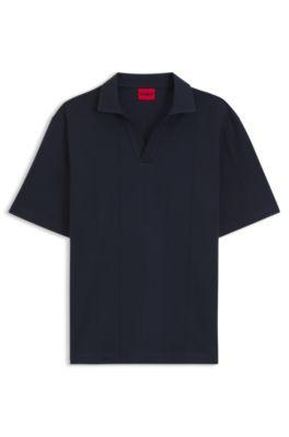 Relaxed-fit polo in breathable cotton by HUGO BOSS