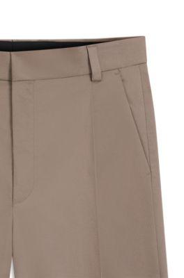 Relaxed-fit shorts in stretch-cotton twill by HUGO BOSS
