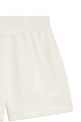 Relaxed-fit shorts with embroidered logo by HUGO BOSS