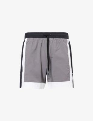 Remy Contrast-Stripe Swim Shorts by HUGO BOSS