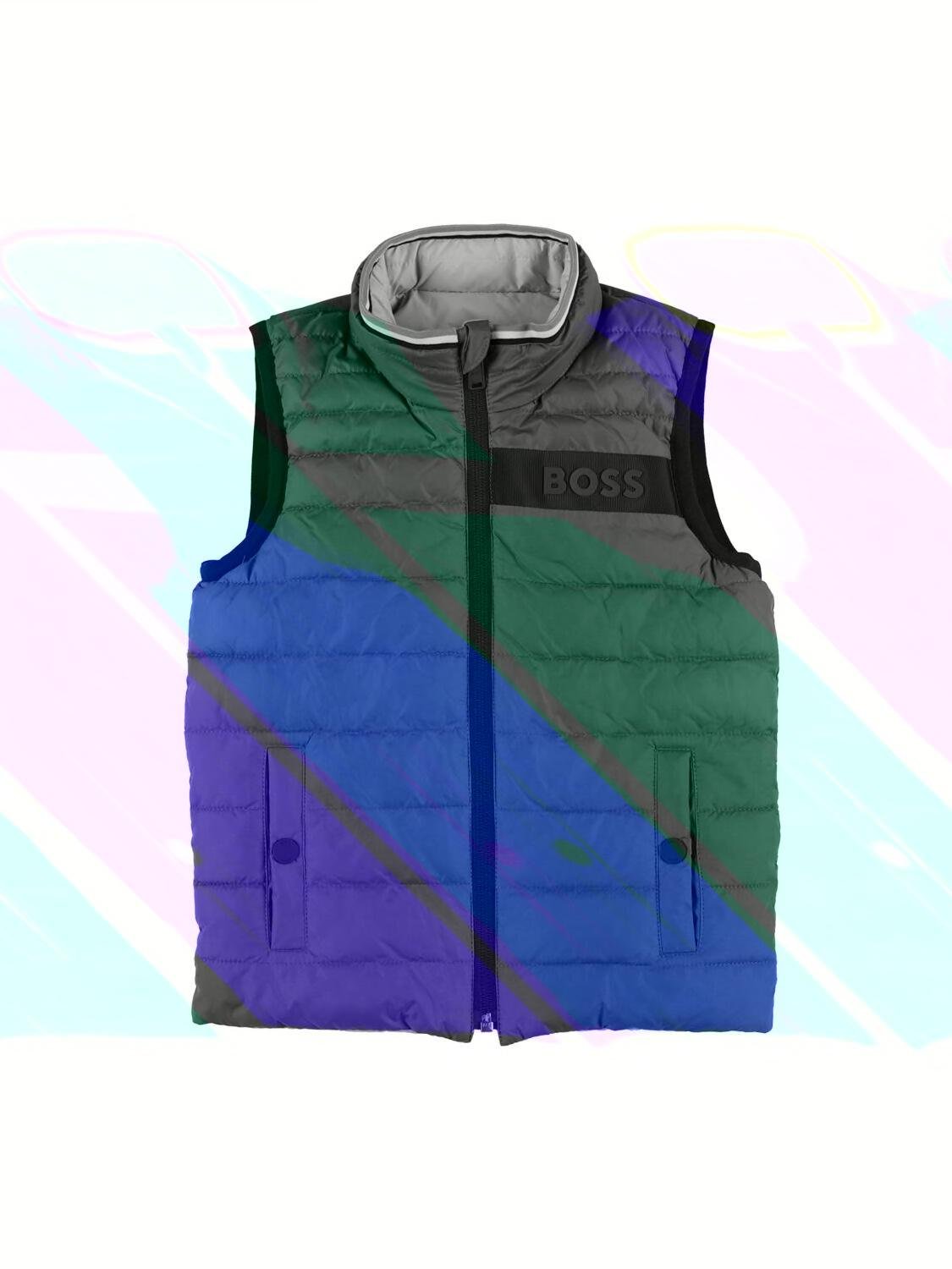 Reversible Nylon Puffer Vest by HUGO BOSS