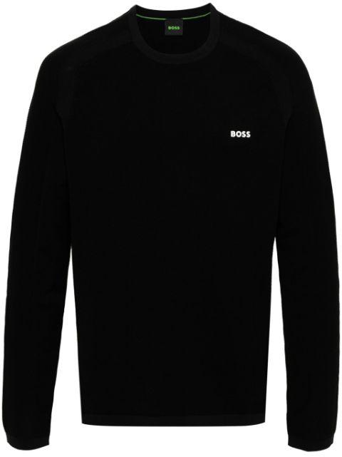 Rilmo rubberised-logo jumper by HUGO BOSS