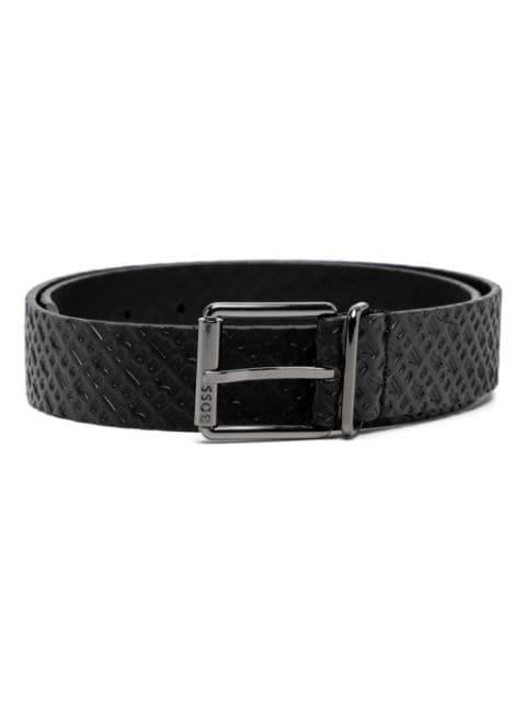 Roll B monogram belt by HUGO BOSS