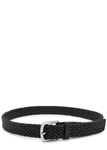Sash braided leather belt by HUGO BOSS