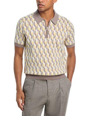 Seomo Regular Fit Patterned Polo Shirt by HUGO BOSS