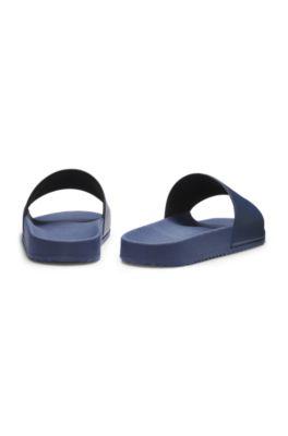 Slides with logo strap by HUGO BOSS