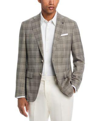 Slim Fit Check Blazer by HUGO BOSS