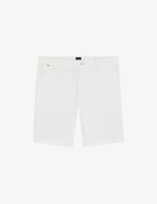 Slim-Leg Modern-Fit Stretch-Cotton Shorts by HUGO BOSS