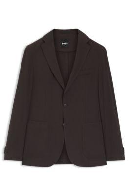 Slim-fit jacket in Tech Linen by HUGO BOSS