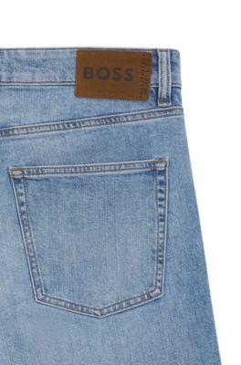 Slim-fit jeans in blue comfort-stretch denim by HUGO BOSS