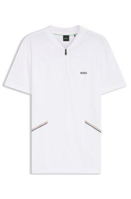 Slim-fit polo in seamless body-mapping jersey by HUGO BOSS